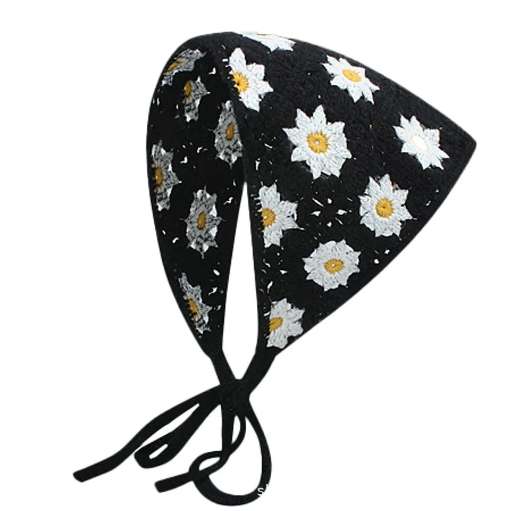 Summer Concert Crochet Head Bandana