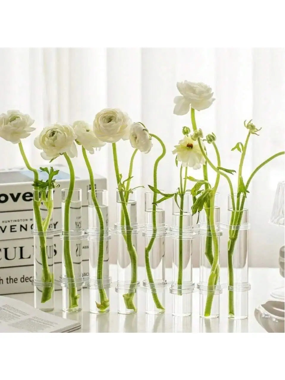 Test Tube Flower Vintage Vase