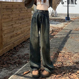 Warm Wide Leg Thermal Jeans