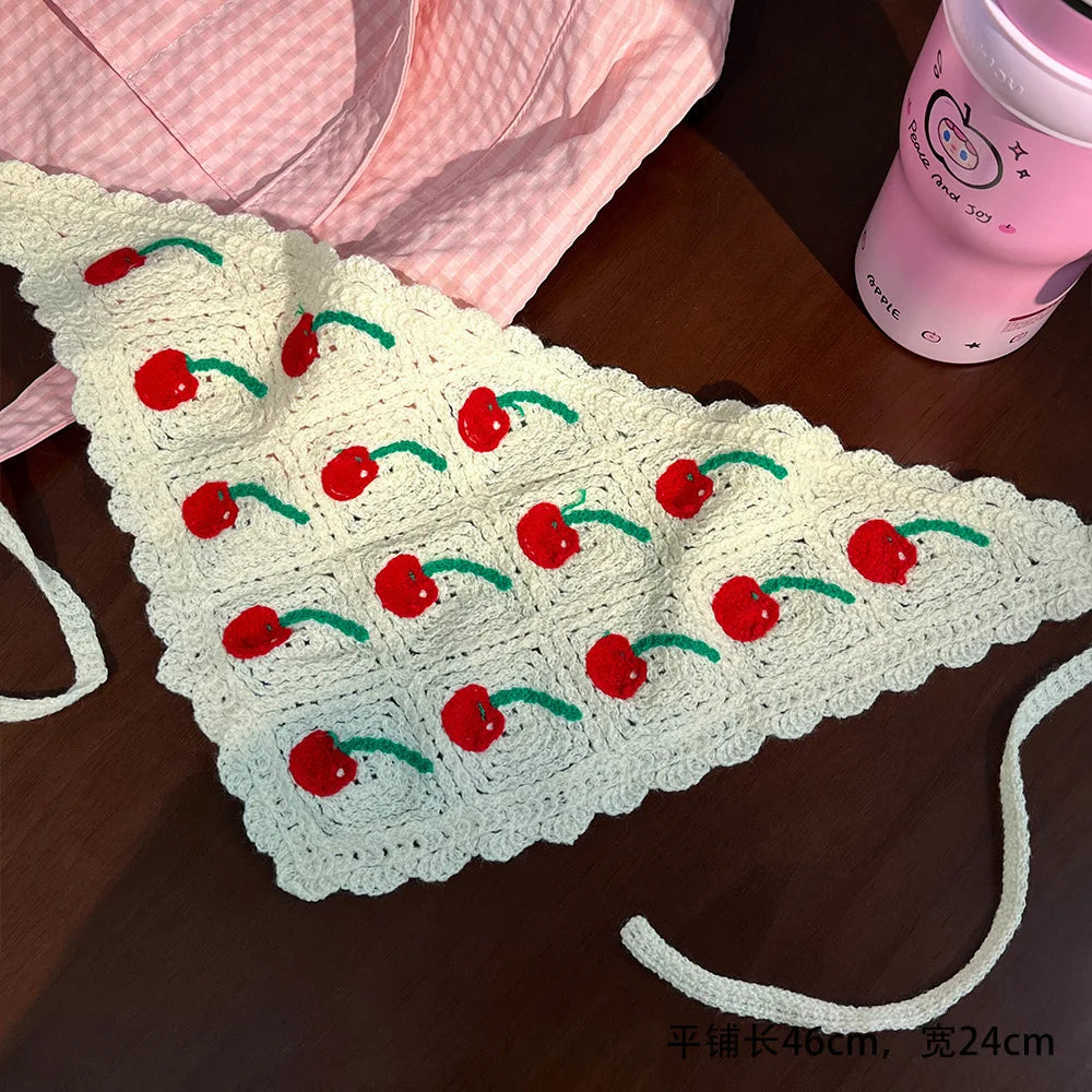Handmade Knitted Floral Pattern Headbands