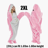 Cartoon Shark Blanket Hoodie