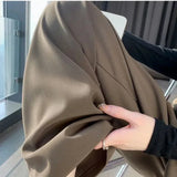 Corporate Girl Wide-leg Korean Style Pants
