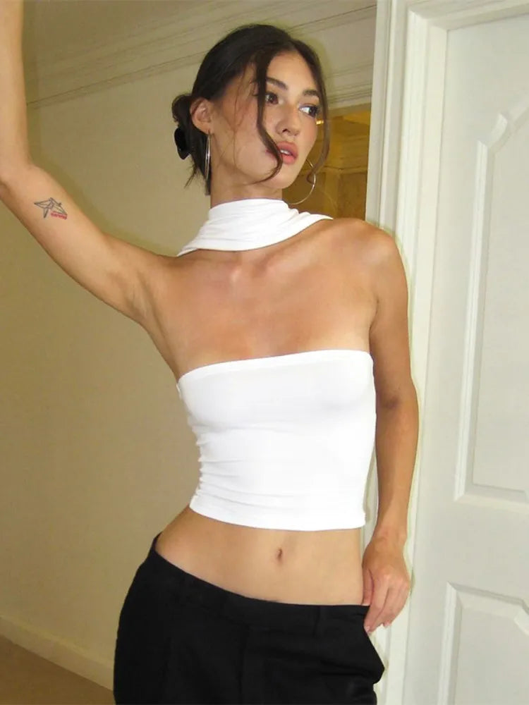 Sexy Backless Corset Short Edgy Y2k Top