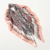 Summer Concert Silk Satin Head Scarf