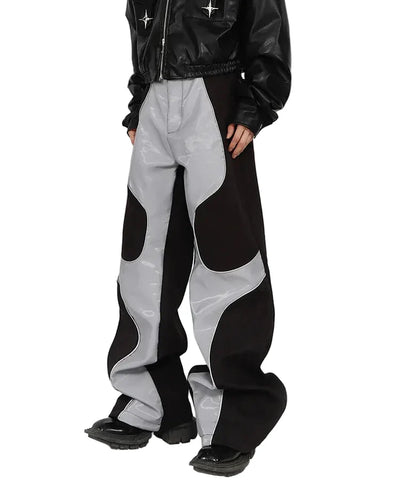 Cyberpunk Wide-leg Jeans