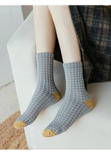 Plaid Retro Thick Socks
