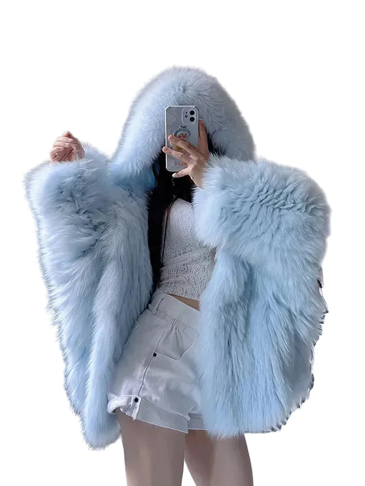 Faux Furr Hooded Jacket
