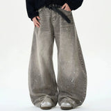Y2K Washed Wide Leg Jeans