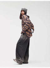 Sweatpants mit weitem Bein und Farbverlauf