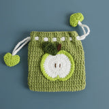 Kawaii Fruit Crochet Coin Wallet Mini Handwoven Bag