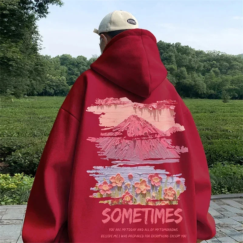 Vintage Good Time Oversized Hoodie