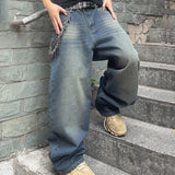 Y2K Vintage Washed Low Rise Denim Jeans