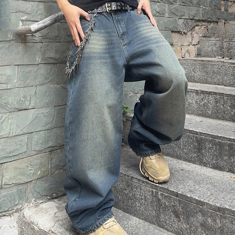 Y2K Vintage Washed Low Rise Denim Jeans