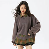Classic Youthful Off-Shoulder Sweatshirt