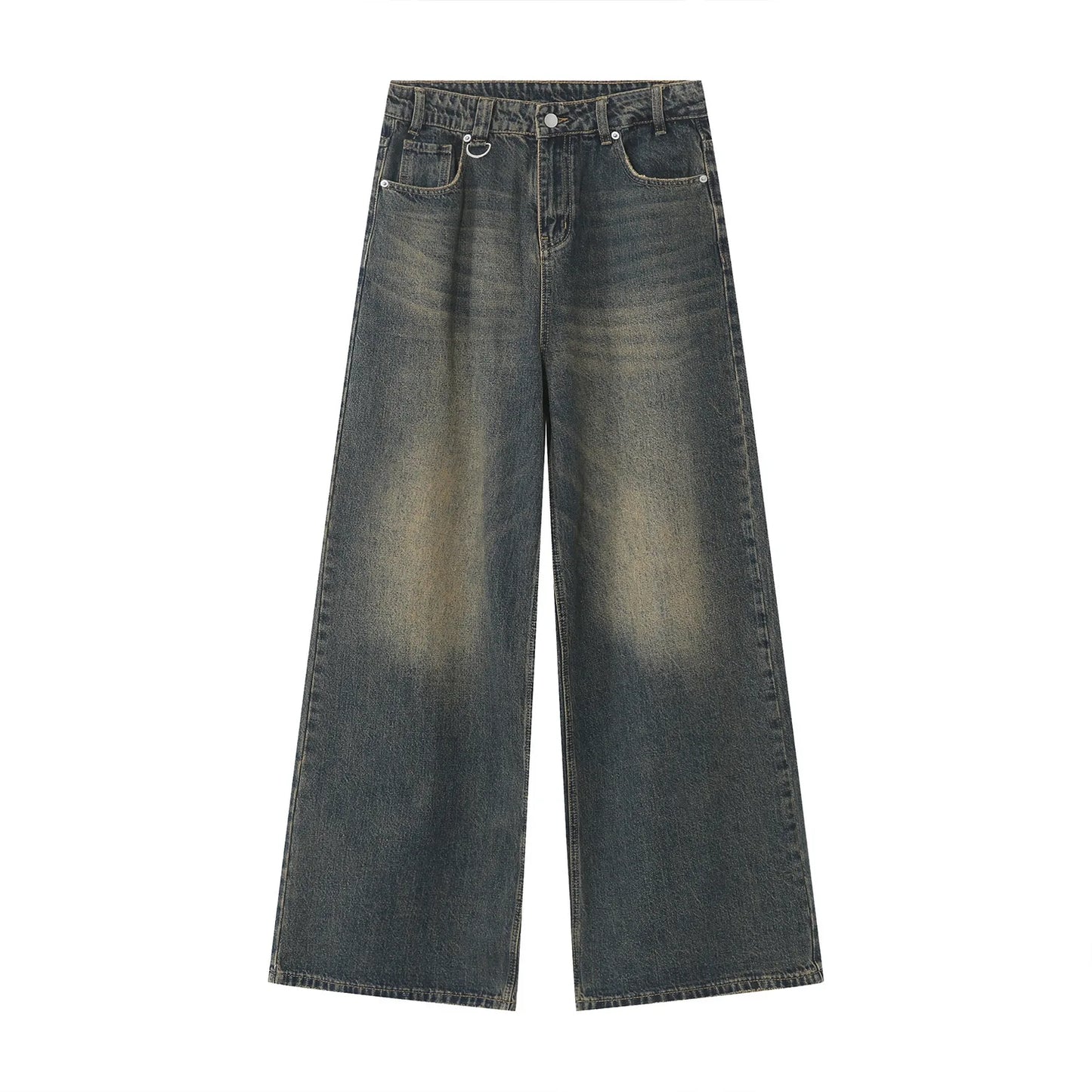 Y2K Vintage Washed Wide Leg Jeans