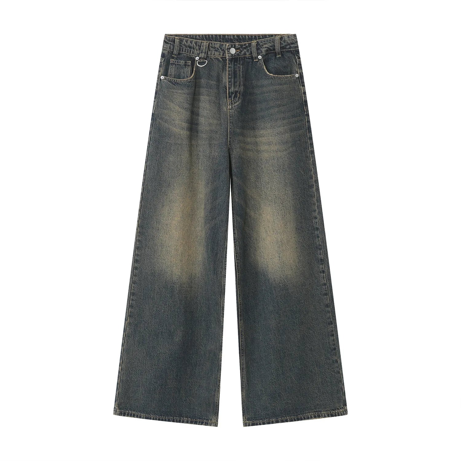 Y2K Vintage Washed Wide Leg Jeans