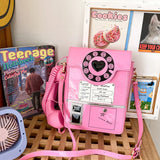 Weird Core Telephone Shaped Retro Bag