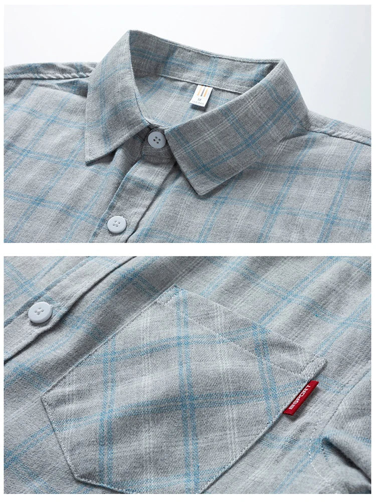 Lazy Girl Korean Style Plaid Shirt
