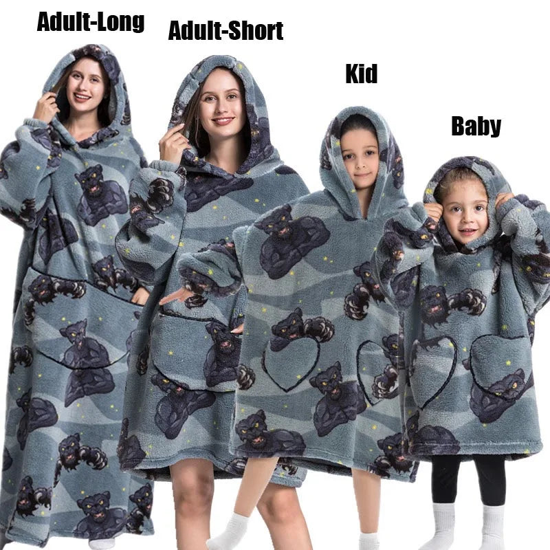 Oversized Blanket Family Matching Hoodie