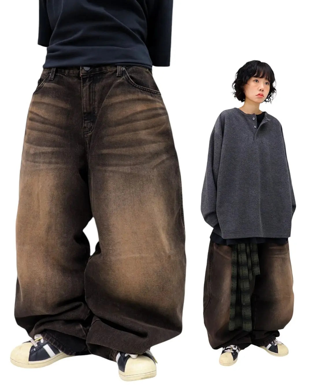 Punk Baggy Low Waisted Jeans