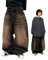 Black Punk Baggy Low Waisted Jeans
