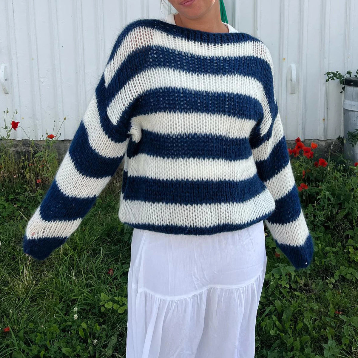 Y2K Cable Knit Sweater