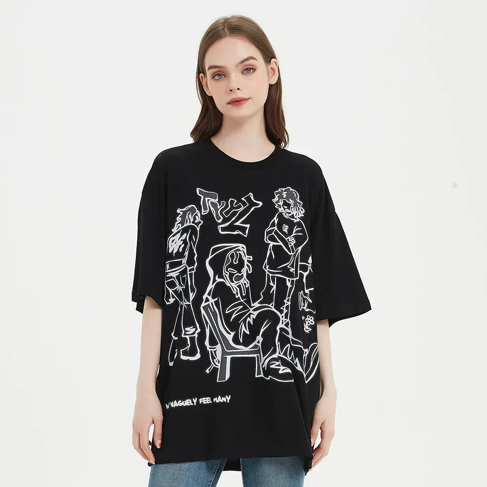 Camiseta de dibujos animados Vida Joven