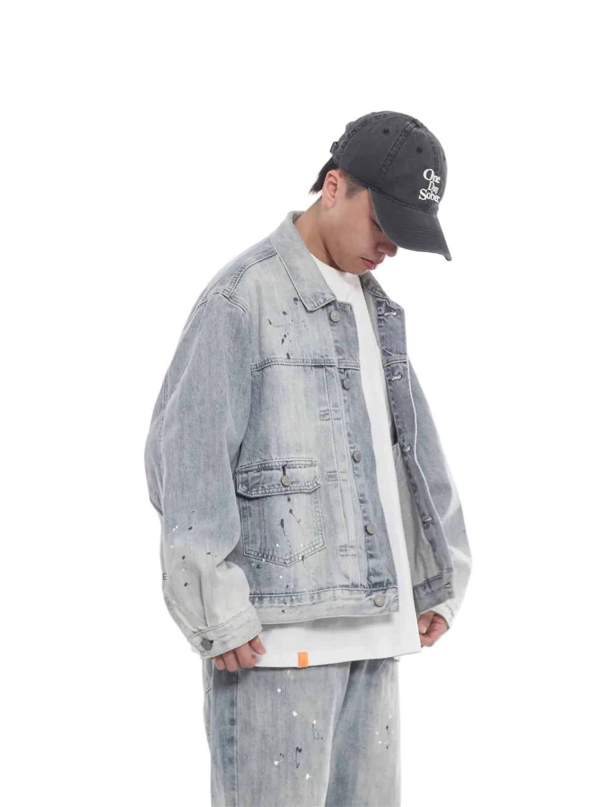 Y2K Double-Collared Denim Jacket