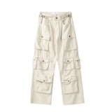 Y2K Belted Washed Cargo Jeans