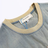 Hip Hop Letter Embroidered Oversized T-Shirt