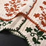 Flower Embroidery Crochet Waistcoat Top Sleeveless Vest