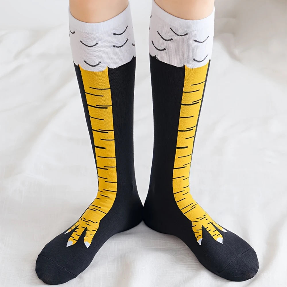 Funny Chicken Knee-High Socks