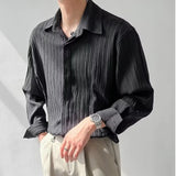 Stylish Black And White Long Sleeved Shirt