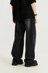 Vintage Washed Denim Jeans