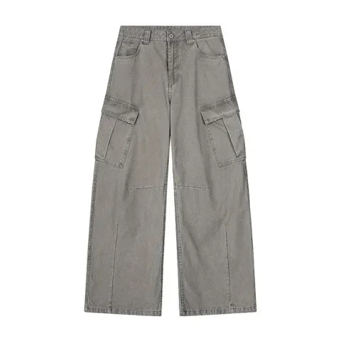 Loose Straight Leg Cargo Pants