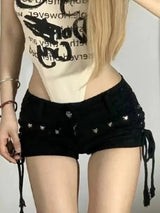 Cyberpunk Lace Mini Skirt