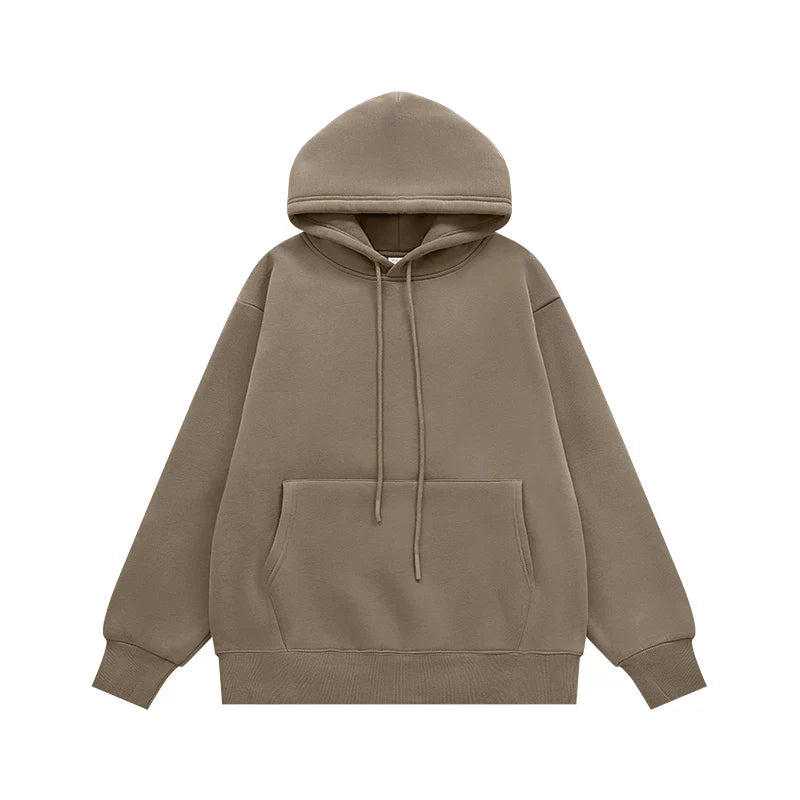 Baggy Solid Color Hoodies