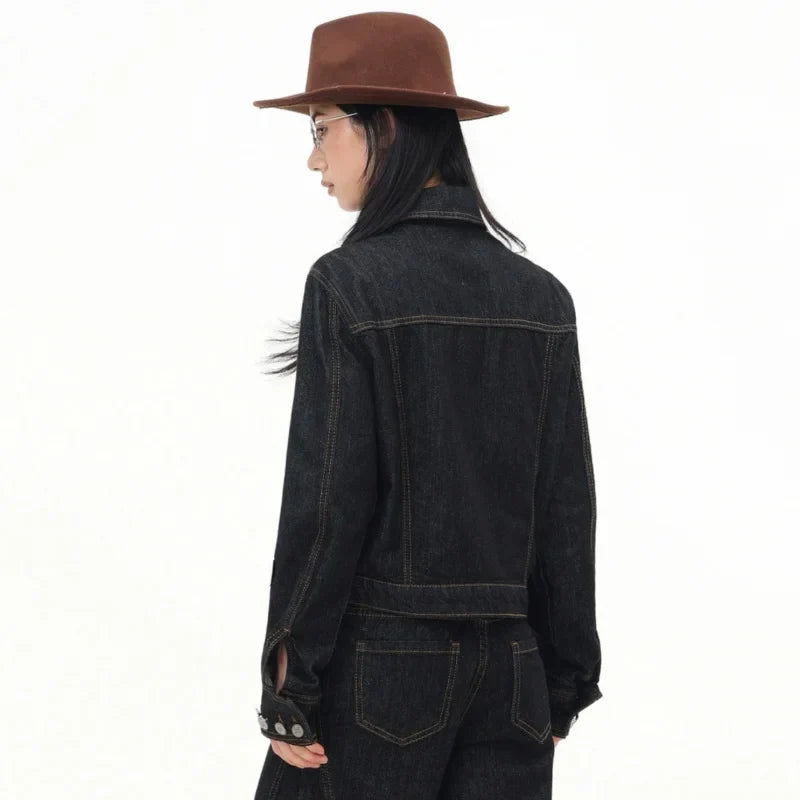 Cowboy Black Denim Jacket