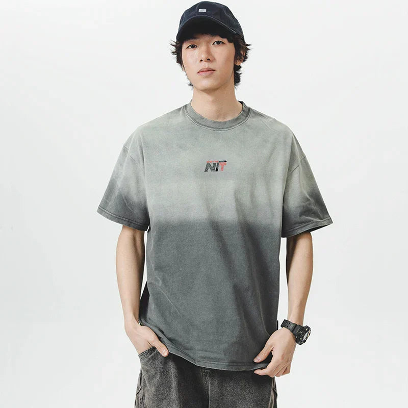 Summer Gradient Oversized T-Shirt