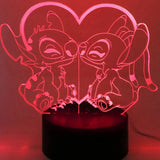 Led Cute Touch Lamp Anime Stitch