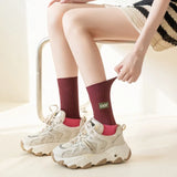Rose Cute Mid-tube Socks