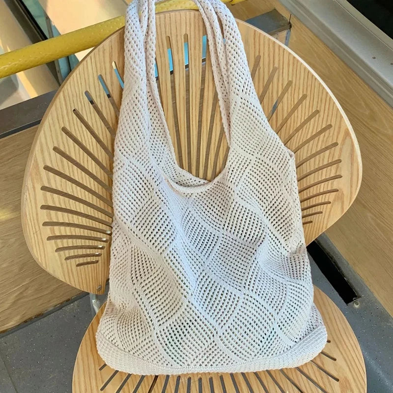 Retro Handgefertigte Häkeltasche für Damen