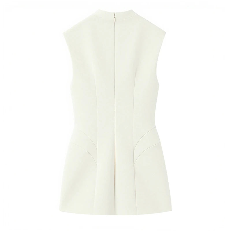 Sleeveless Elegant Modern Mini Dress