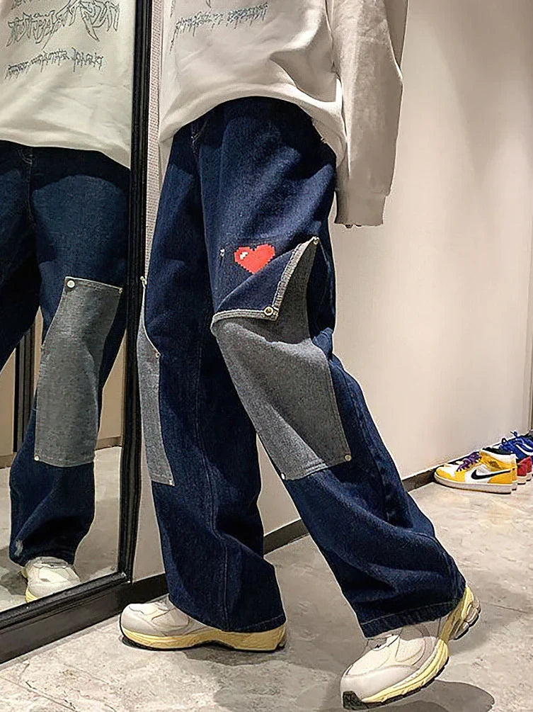 Heart Oversize Jeans