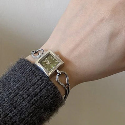 Square Woman Simple Bracelet Watch