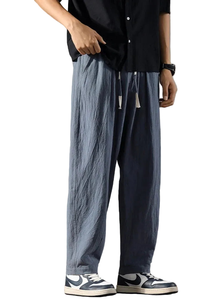Old Money Cotton Linen Pants