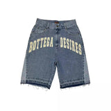 Retro American Style Denim Shorts