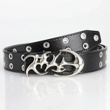 Y2K Irregular Alloy Buckle Belt