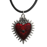 Gothic Heart Thorns Necklace