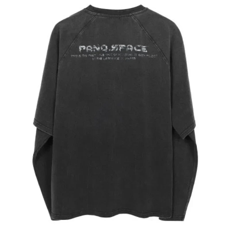 Patchwork Washed T-shirts